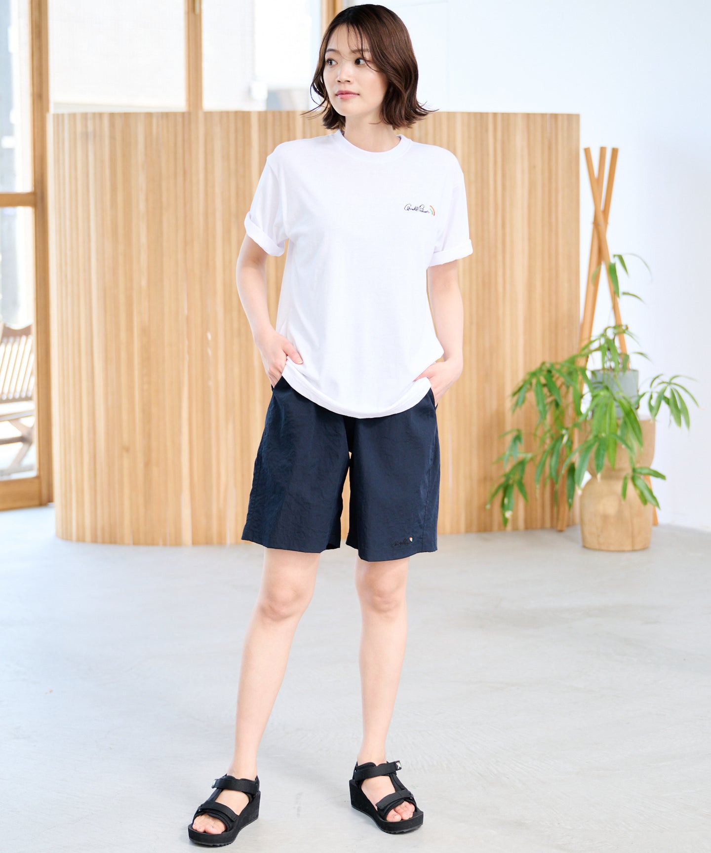 Arnold Palmer 【TIME SALE】【残り1点】ストレッチワッシャー シェア ショートパンツ